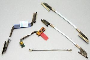 極細同軸ケーブル加工品
